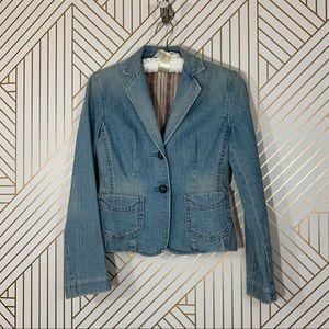GAP Stretch Denim Blazer Jacket